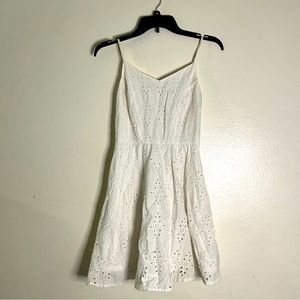 Lace Strap Mini Dress White || Old Navy || XS